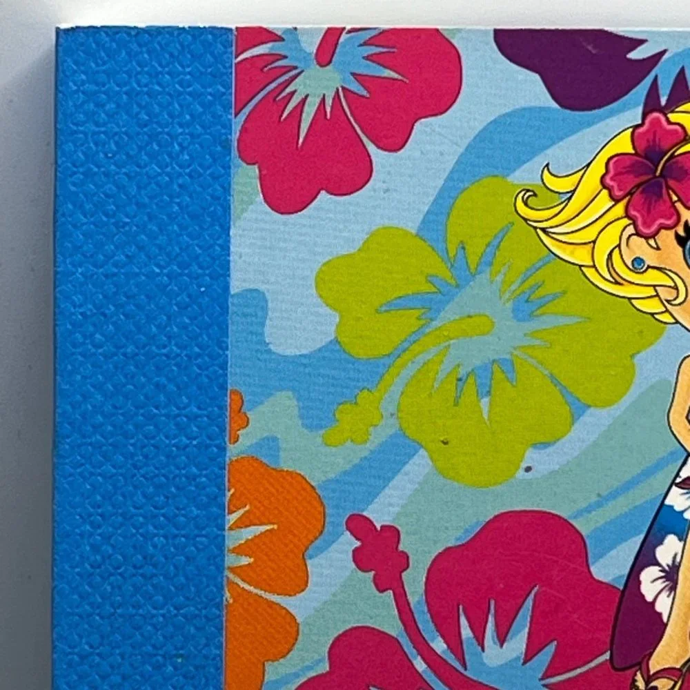 Lisa Frank Surfer Girl Mini Composition Book‎ 4.5